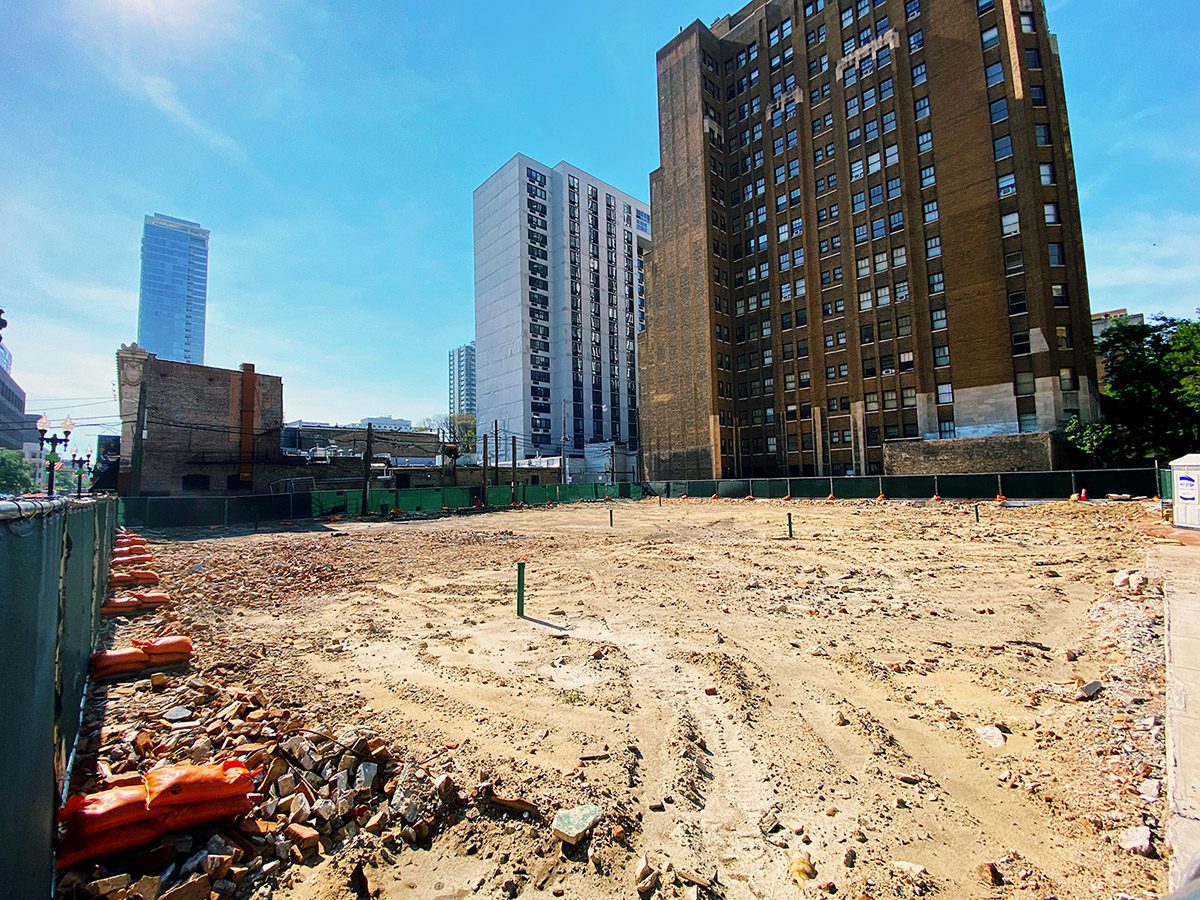Construction Site at 1212 N State Street in Chicago's Gold Coast