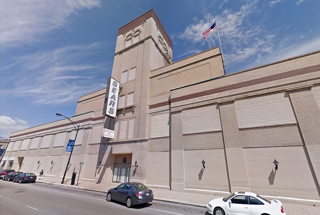 A former Sears building in downtown Chicago